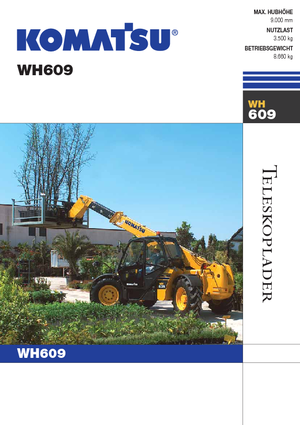 Telehandlere Komatsu WH609
