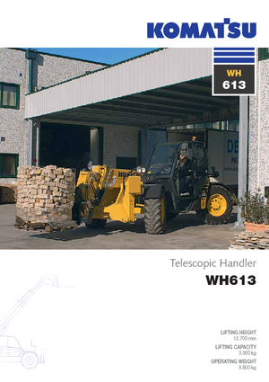 Telehandlere Komatsu WH613
