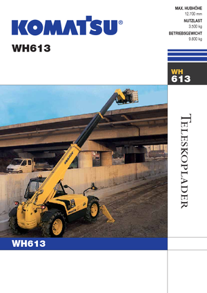 Telehandlere Komatsu WH613