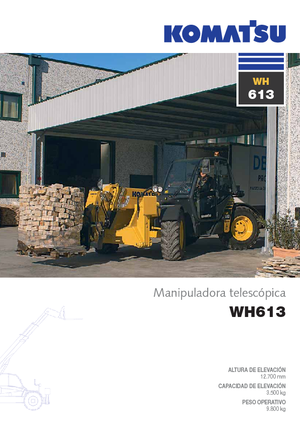 Telehandlere Komatsu WH613