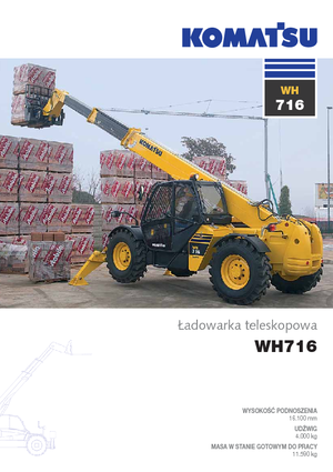 Telehandlere Komatsu WH716