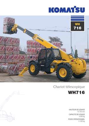 Telehandlere Komatsu WH716