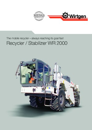 Reciclatoare rutiere la rece Wirtgen WR 2000