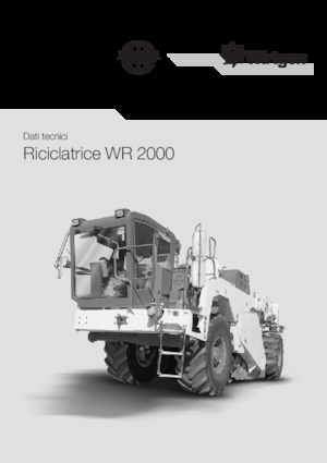Reciclatoare rutiere la rece Wirtgen WR 2000
