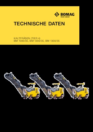 Freze de asfalt Bomag BM 1000/35