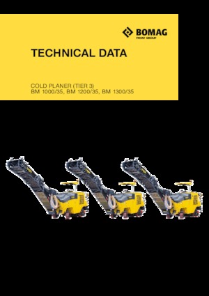 Freze de asfalt Bomag BM 1000/35