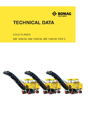 Finisoare de asfalt pe șenile Bomag BM 1200/30
