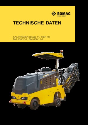 Freze de asfalt Bomag BM 500/15-2