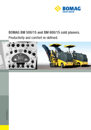 Freze de asfalt Bomag BM 500/15