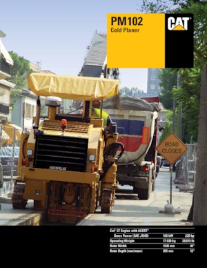 Freze de asfalt Caterpillar PM102