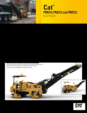 Freze de asfalt Caterpillar PM313