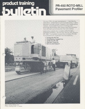 Freze de asfalt Caterpillar PR-450