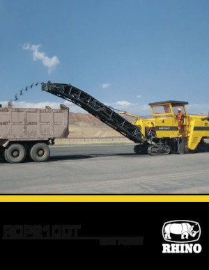 Freze de asfalt RHINO RCP2100T