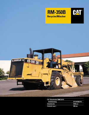 Reciclatoare rutiere la rece Caterpillar RM 350 B