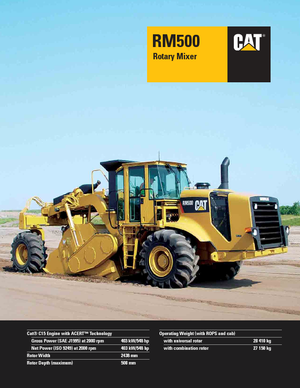 Reciclatoare rutiere la rece Caterpillar RM500 