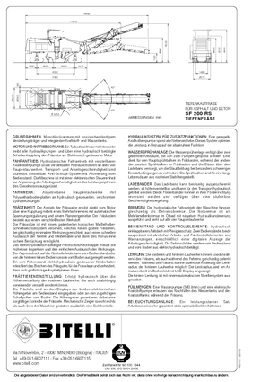 Freze de asfalt Bitelli SF 200 RS