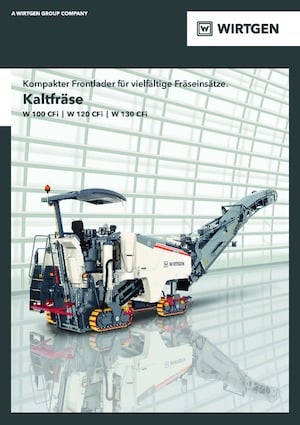Freze de asfalt Wirtgen W 100 CFi