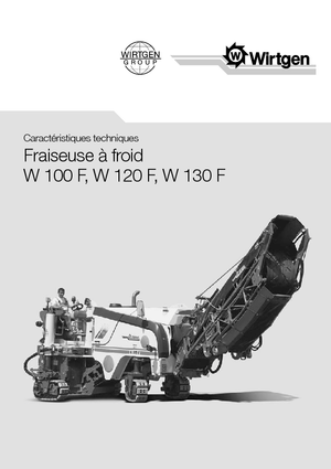 Freze de asfalt Wirtgen W 120 F