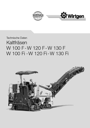 Freze de asfalt Wirtgen W 120 Fi