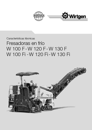 Freze de asfalt Wirtgen W 120 Fi