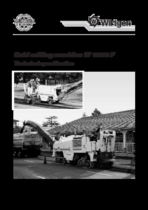 Freze de asfalt Wirtgen W 1200 F