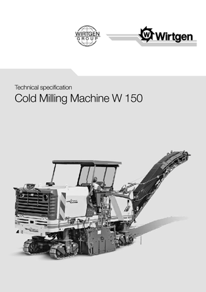 Freze de asfalt Wirtgen W 150