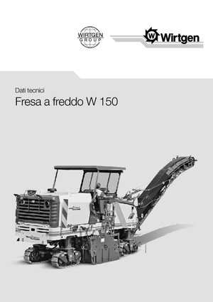 Freze de asfalt Wirtgen W 150