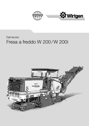Freze de asfalt Wirtgen W 200 i