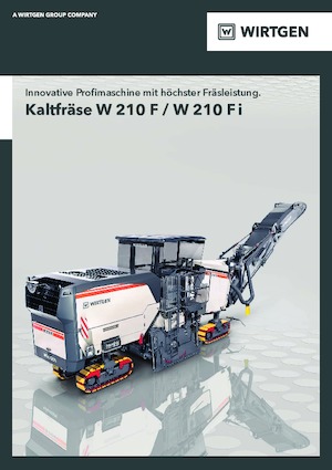 Freze de asfalt Wirtgen W 210 F