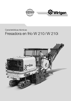 Freze de asfalt Wirtgen W 210 i