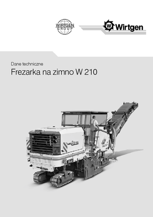 Freze de asfalt Wirtgen W 210