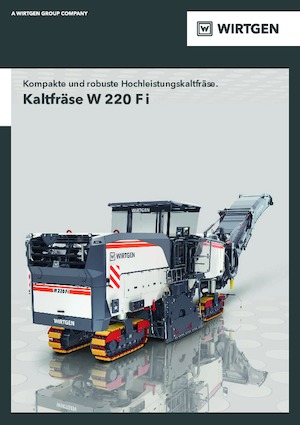 Freze de asfalt Wirtgen W 220 Fi