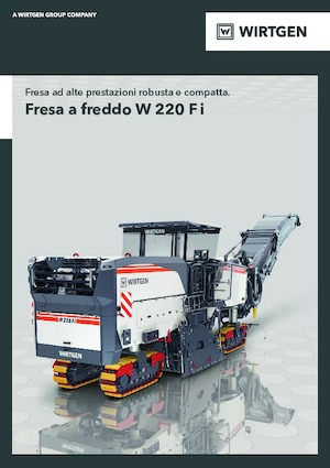 Freze de asfalt Wirtgen W 220 Fi