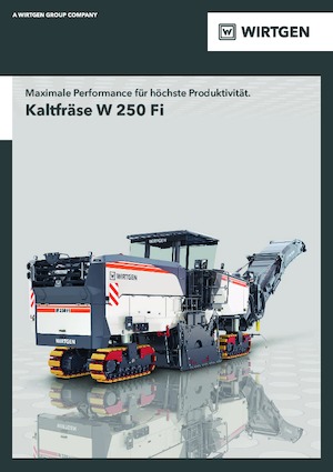 Freze de asfalt Wirtgen W 250 Fi