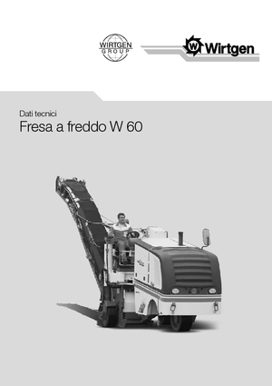 Freze de asfalt Wirtgen W 60
