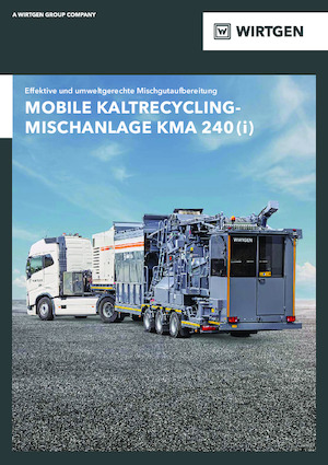 Reciclatoare rutiere la rece Wirtgen KMA 240