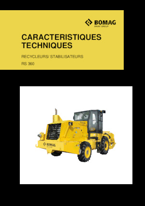 Reciclatoare rutiere la rece Bomag RS 360