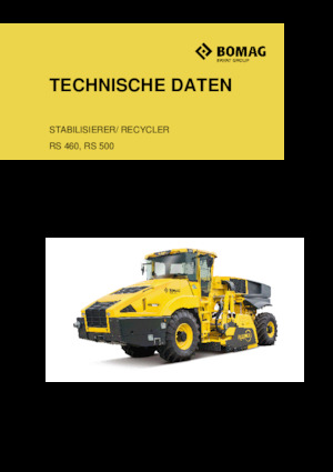 Reciclatoare rutiere la rece Bomag RS 460