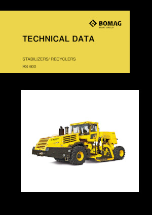 Reciclatoare rutiere la rece Bomag RS 600
