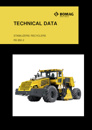 Reciclatoare rutiere la rece Bomag RS 650-2