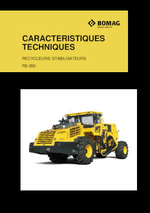 Reciclatoare rutiere la rece Bomag RS 650