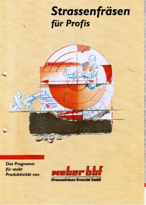 Freze de asfalt weber bbf SF 415