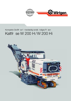 Freze de asfalt Wirtgen W 200 Hi