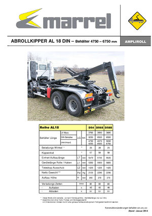 Autobasculante Marrel AL 18 DIN 54 B