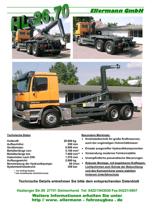 Autobasculante Ellermann HL 26.70