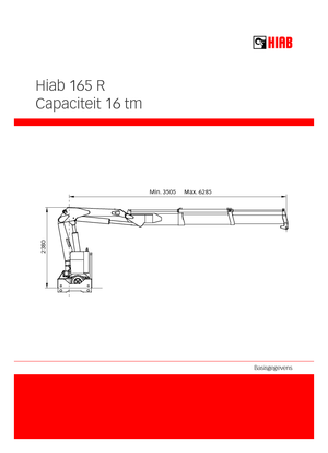 Poduri rulante/macarale rulante Hiab 165 R-F2