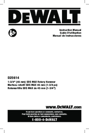 Ciocane rotative DEWALT D25614K