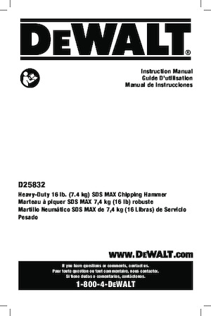 Ciocane rotative DEWALT D25832K