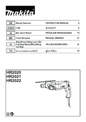 Ciocane rotative Makita HR2020