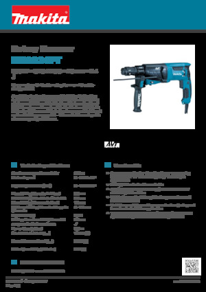 Ciocane rotative Makita HR2631FT